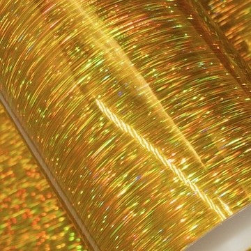 Wrap Devil™ Holographic Shower Wrap Yellow/Gold - Wrap Devil™